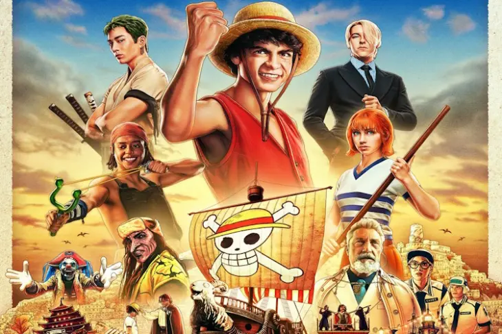 One Piece Peringkat 1 Netflix, Mampu Geser Wednesday dan Stranger Things
