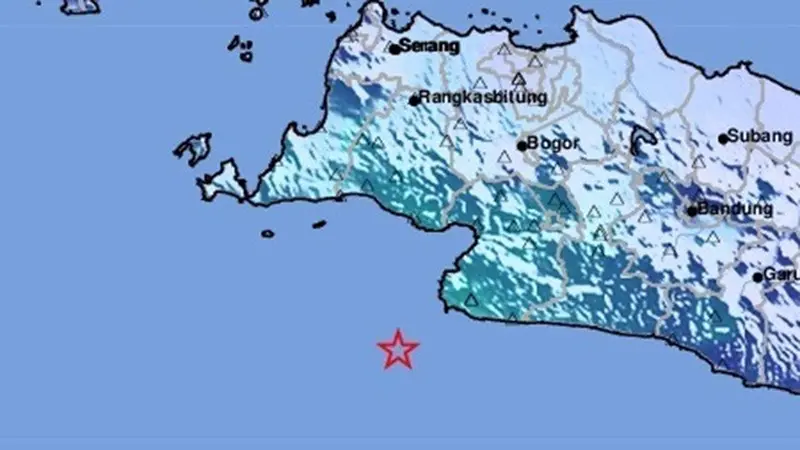 Gempa M 5,7 Berpusat di Bayah Banten, Terasa hingga Jakarta